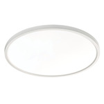 Edge Large Round Wall / Ceiling Light - White / White Acrylic