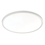 Edge Round Color Select Wall / Ceiling Light - White / White Acrylic