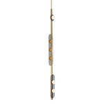 Modulo Vertical Pendant - Satin Brass / Opal