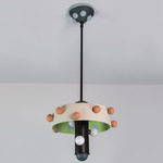 Amy Pendant - Blackened Brass