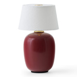 Torso Portable Table Lamp - Ruby Red / White