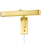 Julissa Plug-In Picture Light - Aged Brass