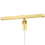 Julissa Plug-In Picture Light - Aged Brass