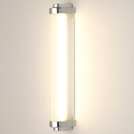 Cabin Bathroom Vanity Light - Chrome / Frosted