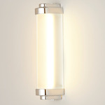 Cabin Bathroom Vanity Light - Chrome / Frosted