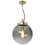 Globe Seedy Pendant - Brass / Seedy Anthracite