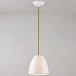 Hector Bibendum Pendant - Yellow / White