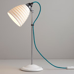Hector Bibendum Table Lamp - Turquoise / White
