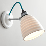 Hector Bibendum Wall Sconce - Turquoise / White