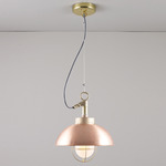 Shipyard Outdoor Pendant - Copper / Frosted
