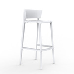 Africa Outdoor Bar / Counter Stool - Set of 4 - White