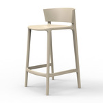 Africa Outdoor Bar / Counter Stool - Set of 4 - Ecru