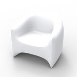 Blow Outdoor Lounge Chair - White