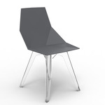 Faz Chair - Set of 4 - Clear / Black