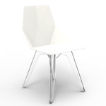 Faz Chair - Set of 4 - Clear / White