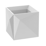 Faz Cube Planter - White