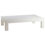 Jut Outdoor Coffee Table - White