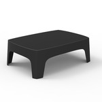 Solid Outdoor Coffee Table - Black