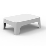 Solid Outdoor Coffee Table - White