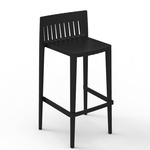 Spritz Outdoor Counter / Bar Stool - Set of 4 - Black