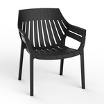 Spritz Outdoor Lounge Chair - Set of 4 - Black