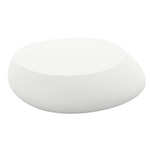 Stone Outdoor Coffee Table - White