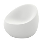 Stone Outdoor Lounge Chair - Ice