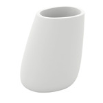 Stone Tall Planter - White