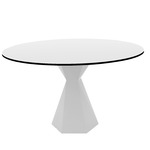 Vertex Outdoor Round Table - White