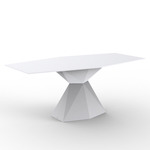 Vertex Outdoor Dining Table - White