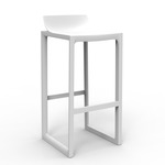 Wall Street Bar Stool - Set of 2 - White