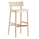 Pause Bar / Counter Stool - Discontinued Model - White Pigmented Oak