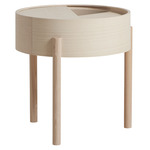 Arc Side Table - White Pigmented Ash