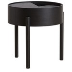 Arc Side Table - Black Painted Ash