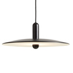 Lu Pendant - Black / Matte White