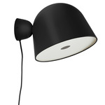 Kuppi Plug-In Wall Sconce - Black