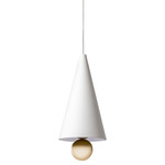 Cherry Pendant - White / White