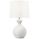 Antonina Table Lamp - Marion White / White Linen