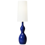 Antonina Floor Lamp - Blue Celadon / White Linen