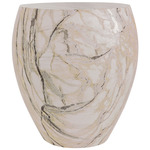 Kenmore Side Table - White Marble