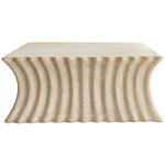 Wave Cocktail Table - Travertine