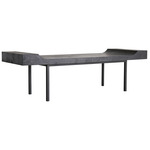 Lanny Bench - Blackened Iron / Black