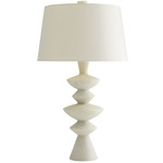Jillian Table Lamp - White / Ivory