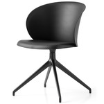 Tuka Swivel Chair - Matte Black / Matte Black