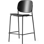 Yo! Bar / Counter Stool - Matte Black / Matte Black