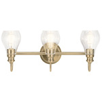 Greenbrier Bathroom Vanity Light - Classic Bronze / Clear Seeded