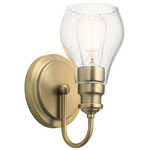 Greenbrier Wall Sconce - Classic Bronze / Clear Seeded