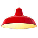 Foundry Pendant - White / Red