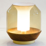 Lateralis Table Lamp - Aluminum / Amber