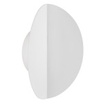 Dottie Wall Sconce - Matte White / White Glass